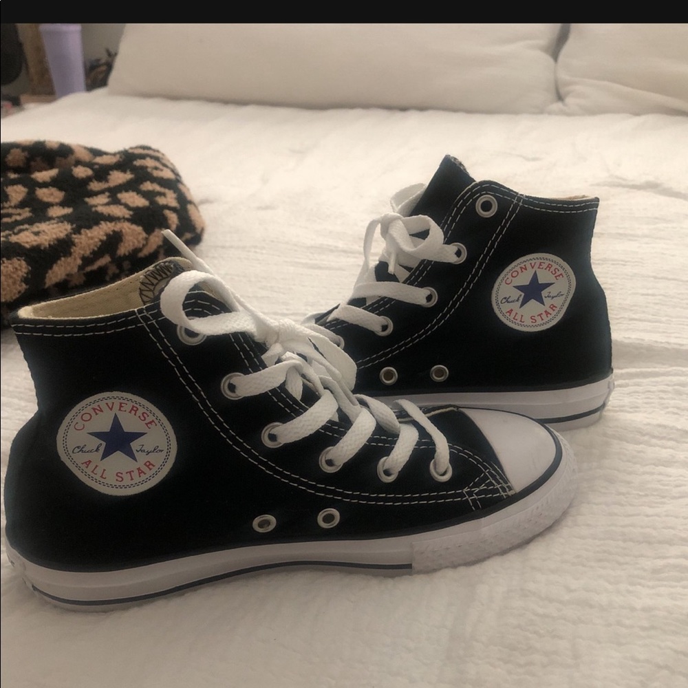 High top converse size 1 youth